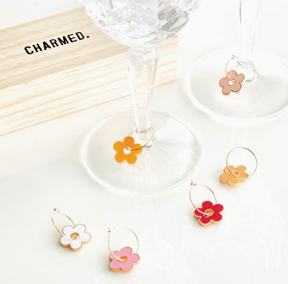 Wine Charms in Wood Box (6)