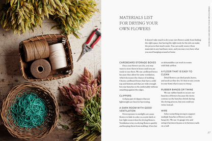 Designing with Dried Flowers, Hardcover Book