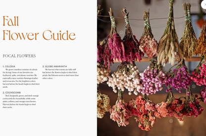 Designing with Dried Flowers, Hardcover Book