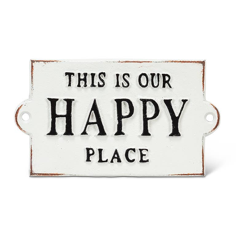 Happy Place Sign