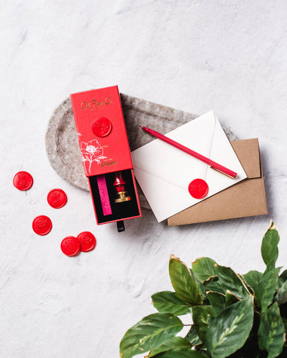 Wax Seal Stamp and Wax Stick Set