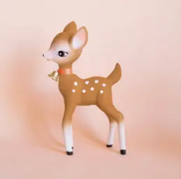 Retro Deer Figurine - Brown